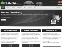 Tablet Screenshot of hostcrew.com